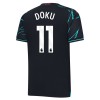 Officiële Voetbalshirt + Korte Broek Manchester City Doku 11 Derde 2023-24 - Kids